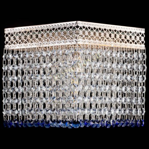 Люстра Квадрат Венеция №1 синяя в Симферополе Гусь Хрустальный