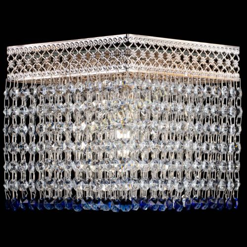 Люстра Квадрат Венеция №1 синяя в Симферополе Гусь Хрустальный