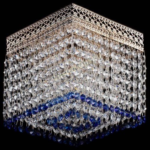 Люстра Квадрат Венеция №1 синяя в Симферополе Гусь Хрустальный