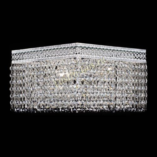 Люстра Квадрат Венеция №3 черная в Симферополе Гусь Хрустальный