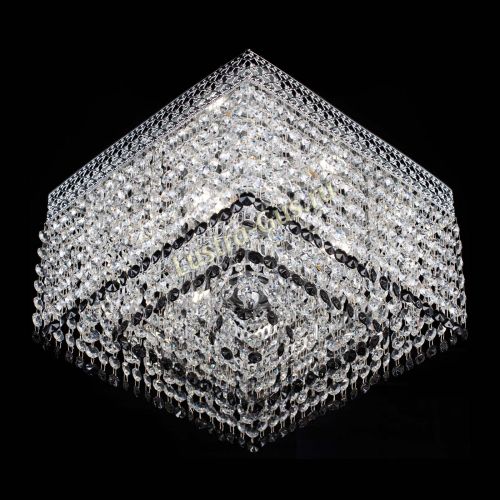 Люстра Квадрат Венеция №3 черная в Симферополе Гусь Хрустальный