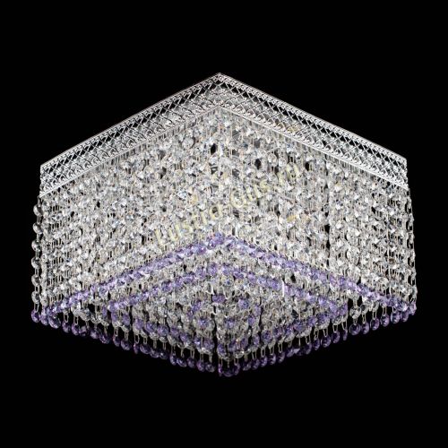 Люстра Квадрат Венеция №3 фиолетовая в Симферополе Гусь Хрустальный