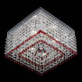 Люстра Квадрат Венеция №3 красная в Симферополе