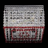 Люстра Квадрат Венеция №3 красная в Симферополе