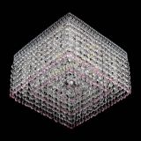 Люстра Квадрат Венеция №3 розовая в Симферополе