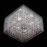 Люстра Квадрат Венеция №3 розовая в Симферополе