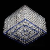 Люстра Квадрат Венеция №3 синяя в Симферополе