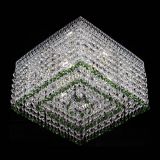 Люстра Квадрат Венеция №3 зеленая в Симферополе