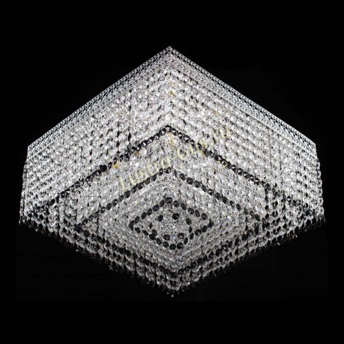 Люстра Квадрат Венеция №5 черная в Симферополе Гусь Хрустальный