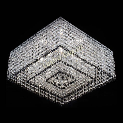 Люстра Квадрат Венеция №5 черная в Симферополе Гусь Хрустальный