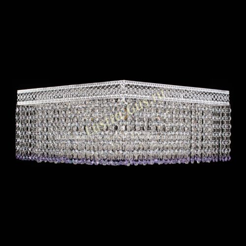 Люстра Квадрат Венеция №5 фиолетовая в Симферополе Гусь Хрустальный