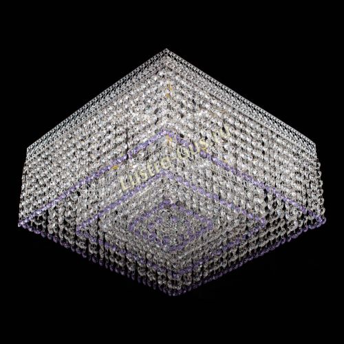 Люстра Квадрат Венеция №5 фиолетовая в Симферополе Гусь Хрустальный