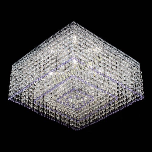 Люстра Квадрат Венеция №5 фиолетовая в Симферополе Гусь Хрустальный