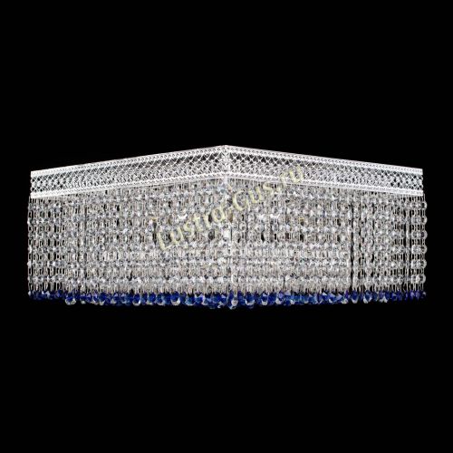 Люстра Квадрат Венеция №5 синяя в Симферополе Гусь Хрустальный