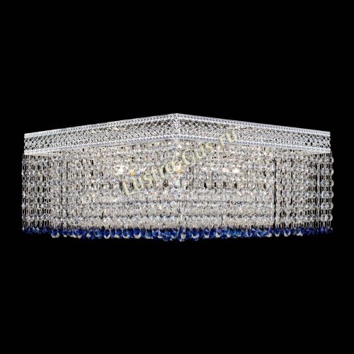 Люстра Квадрат Венеция №5 синяя в Симферополе Гусь Хрустальный