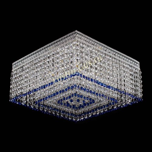 Люстра Квадрат Венеция №5 синяя в Симферополе Гусь Хрустальный