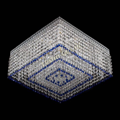 Люстра Квадрат Венеция №5 синяя в Симферополе Гусь Хрустальный