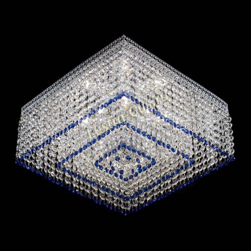 Люстра Квадрат Венеция №5 синяя в Симферополе Гусь Хрустальный