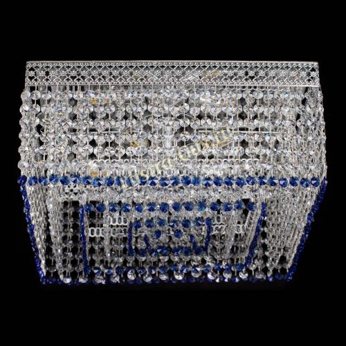 Люстра Квадрат Венеция №5 синяя в Симферополе Гусь Хрустальный