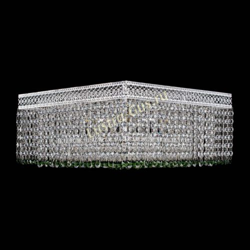 Люстра Квадрат Венеция №5 зеленая в Симферополе Гусь Хрустальный