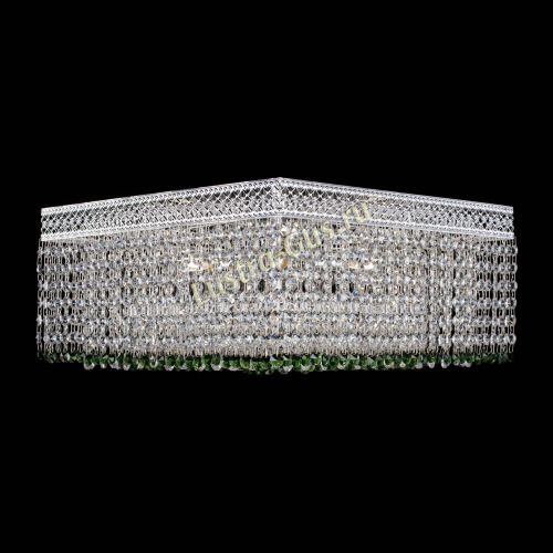 Люстра Квадрат Венеция №5 зеленая в Симферополе Гусь Хрустальный