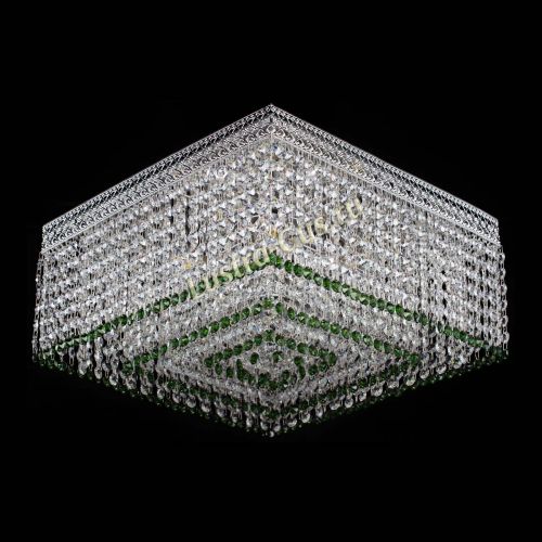 Люстра Квадрат Венеция №5 зеленая в Симферополе Гусь Хрустальный
