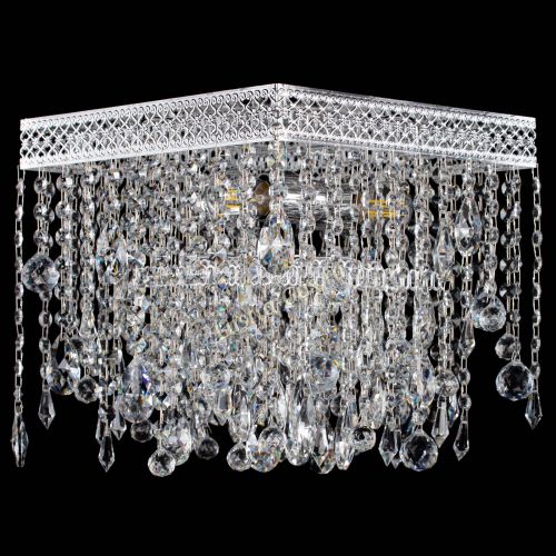 Люстра Квадрат Венеция капель №3 в Симферополе Гусь Хрустальный