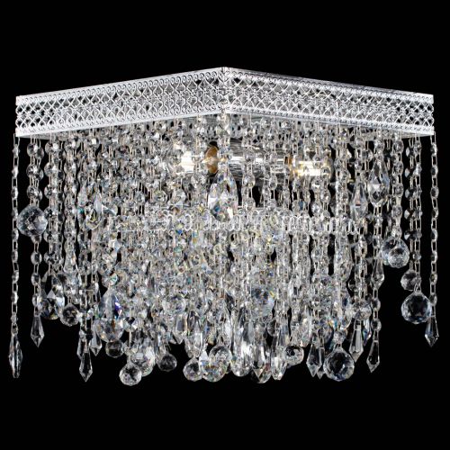 Люстра Квадрат Венеция капель №3 в Симферополе Гусь Хрустальный