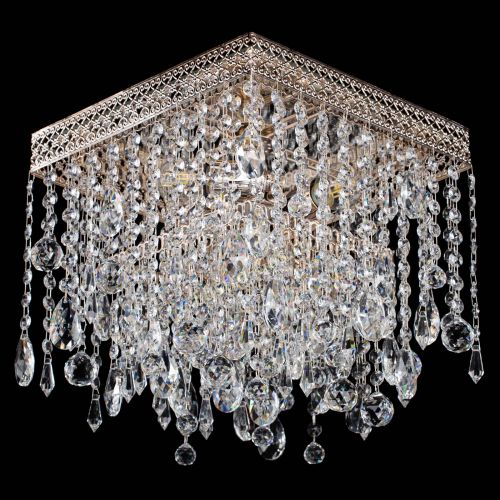 Люстра Квадрат Венеция капель №3 в Симферополе Гусь Хрустальный