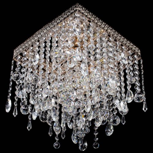 Люстра Квадрат Венеция капель №3 в Симферополе Гусь Хрустальный