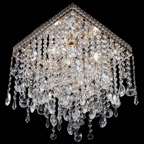 Люстра Квадрат Венеция капель №3 в Симферополе Гусь Хрустальный