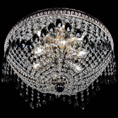 Люстра Лацио №5 журавлик черная в Симферополе Гусь Хрустальный