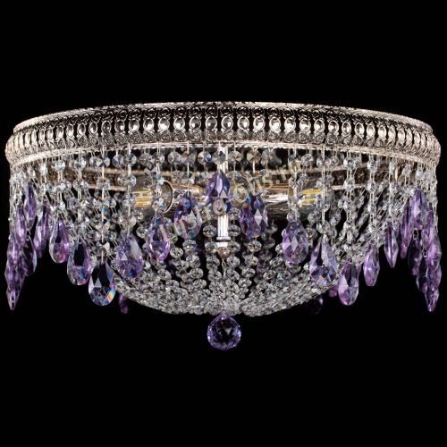 Люстра Лацио №5 журавлик фиолетовая в Симферополе Гусь Хрустальный