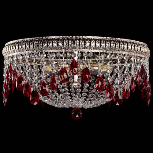 Люстра Лацио №5 журавлик красная в Симферополе Гусь Хрустальный