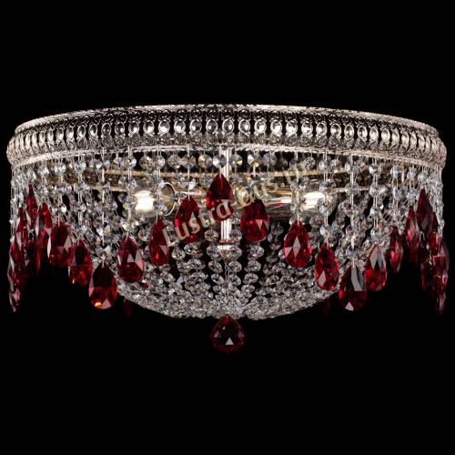 Люстра Лацио №5 журавлик красная в Симферополе Гусь Хрустальный