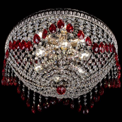 Люстра Лацио №5 журавлик красная в Симферополе Гусь Хрустальный