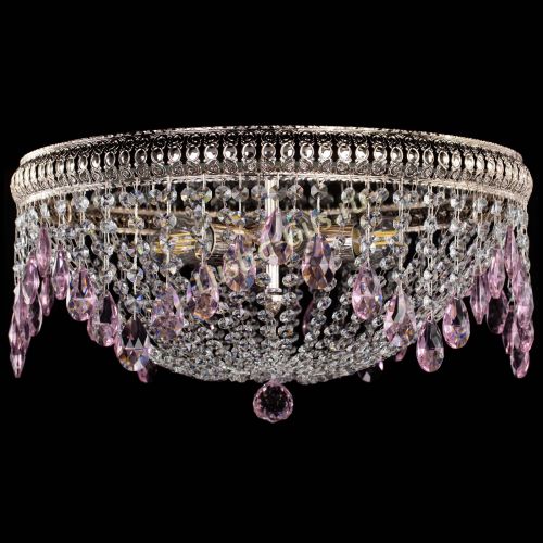 Люстра Лацио №5 журавлик розовая в Симферополе Гусь Хрустальный