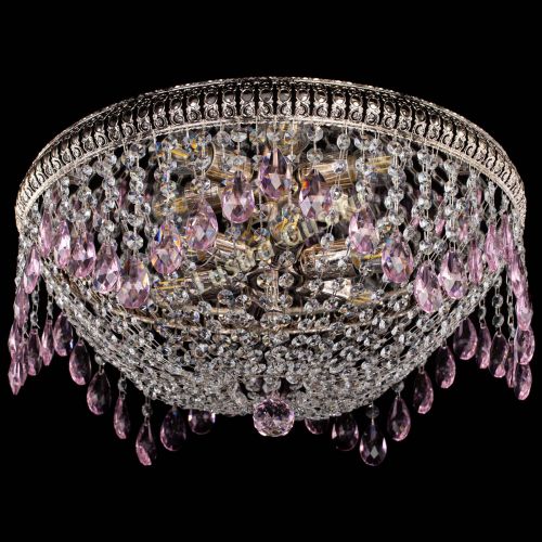 Люстра Лацио №5 журавлик розовая в Симферополе Гусь Хрустальный