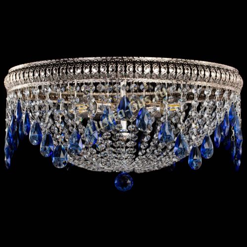 Люстра Лацио №5 журавлик синяя в Симферополе Гусь Хрустальный