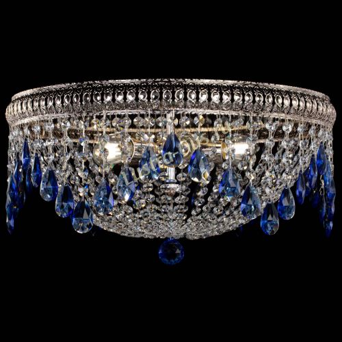 Люстра Лацио №5 журавлик синяя в Симферополе Гусь Хрустальный