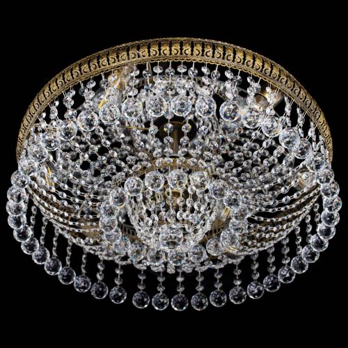 Люстра Лацио Капель шары под бронзу в Симферополе Гусь Хрустальный