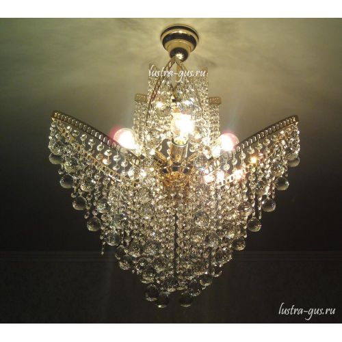 Люстра Лилия № 2 шар в Симферополе Гусь Хрустальный
