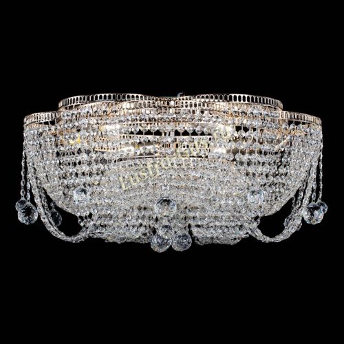 Люстра Лотос №2 700 мм шар в Симферополе Гусь Хрустальный