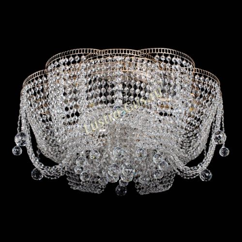 Люстра Лотос №2 700 мм шар в Симферополе Гусь Хрустальный