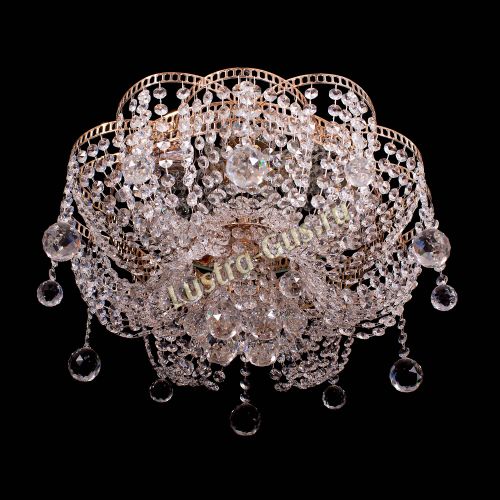 Люстра Лотос №2 шар в Симферополе Гусь Хрустальный