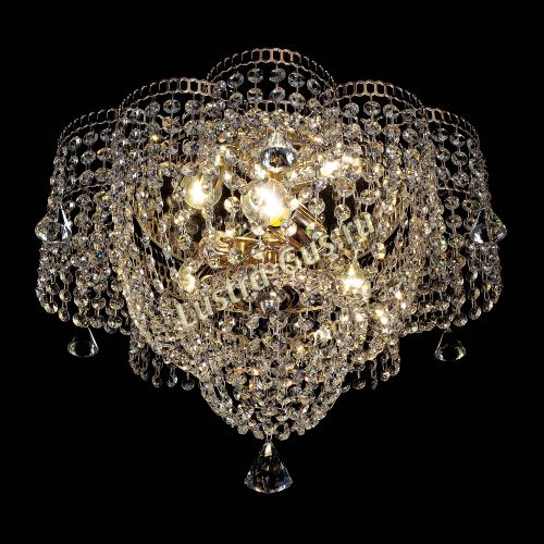 Люстра Лотос 3 лампы в Симферополе Гусь Хрустальный