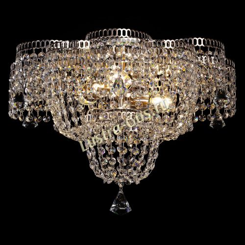 Люстра Лотос 3 лампы в Симферополе Гусь Хрустальный