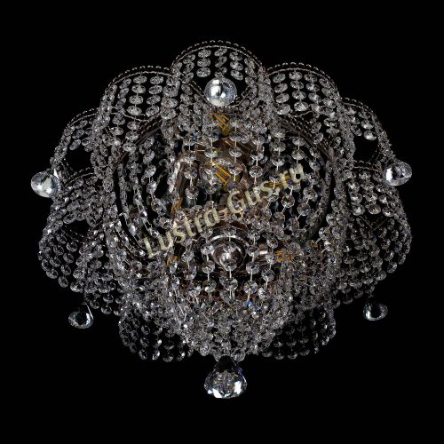 Люстра Лотос 3 лампы в Симферополе Гусь Хрустальный