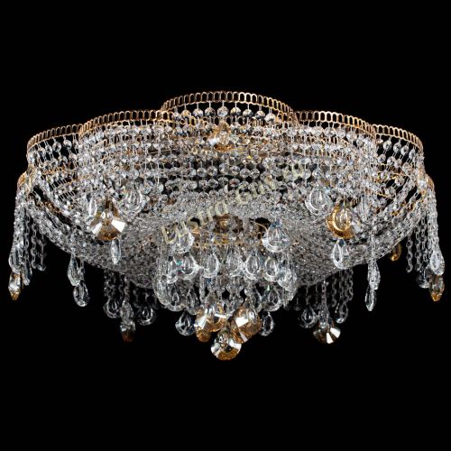 Люстра Лотос Стелла Осень 700 мм в Симферополе Гусь Хрустальный