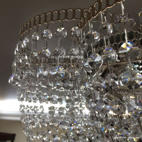 Люстра Лотос Василиса 6 ламп в Симферополе Гусь Хрустальный